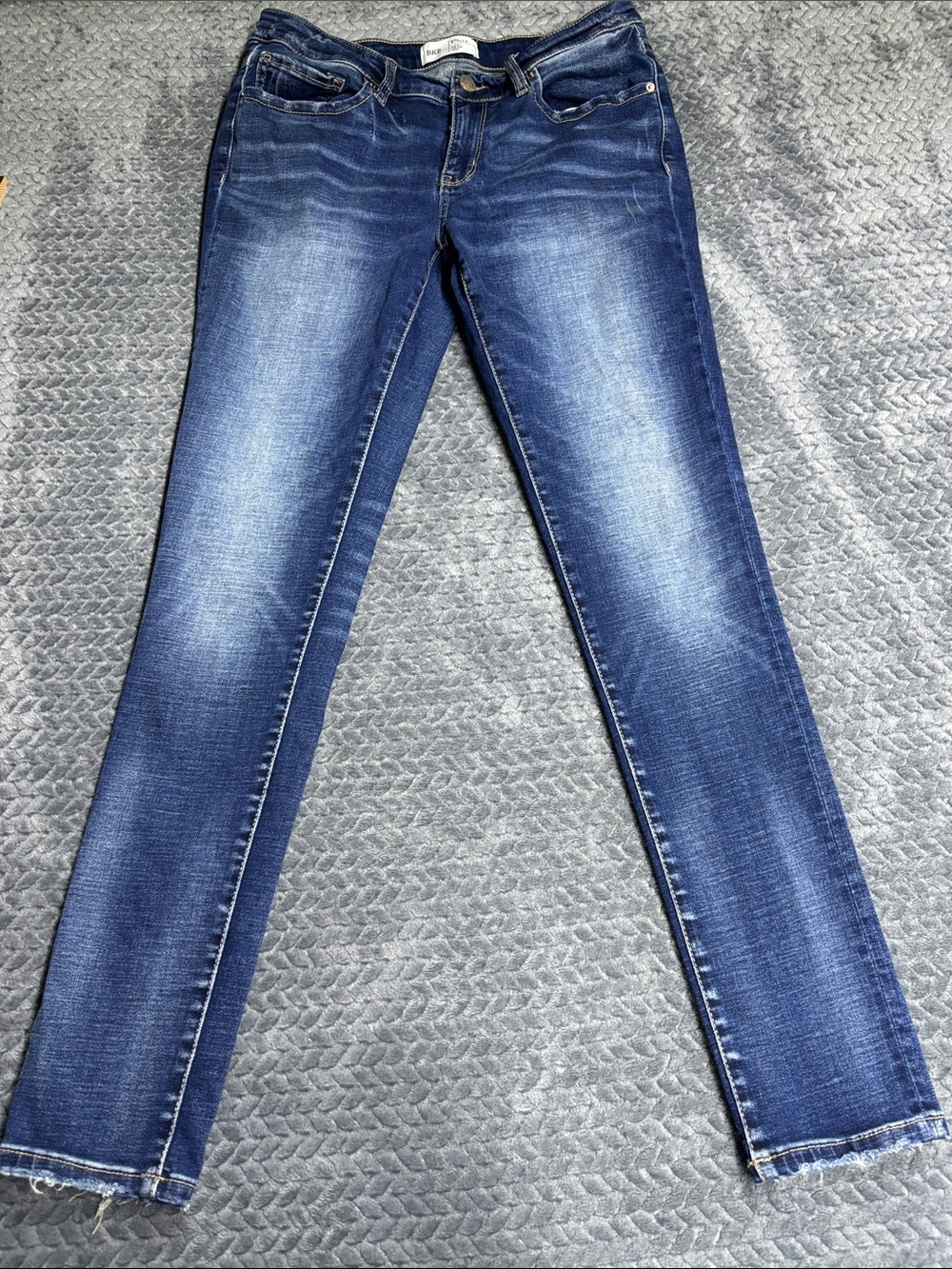 BKE Stella Women's Blue Slim Fit Low Rise Skinny Jeans